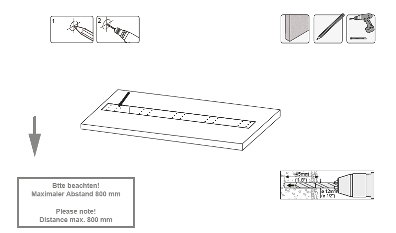 HAGOR 3349 CPS Floor Ceiling Single HD Stand fig (4)