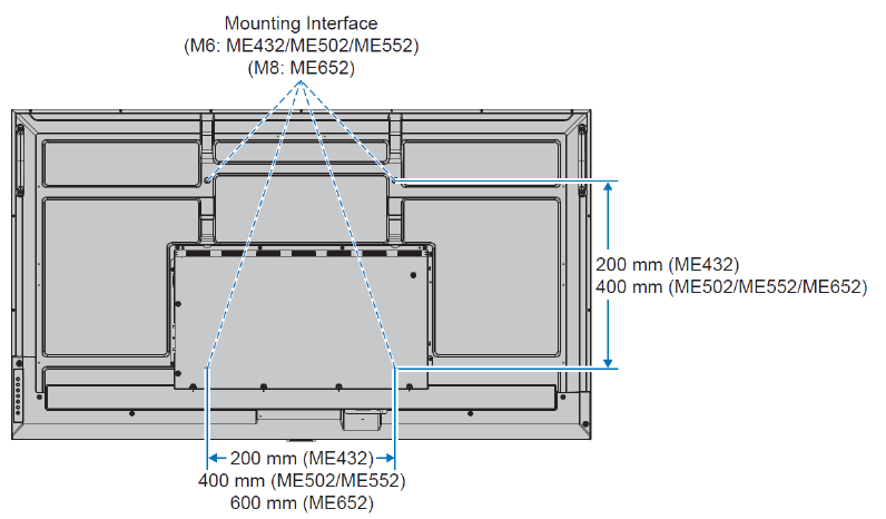 Sharp PN-MExx2 V864Q MultiSync Large Format Displays fig (13)