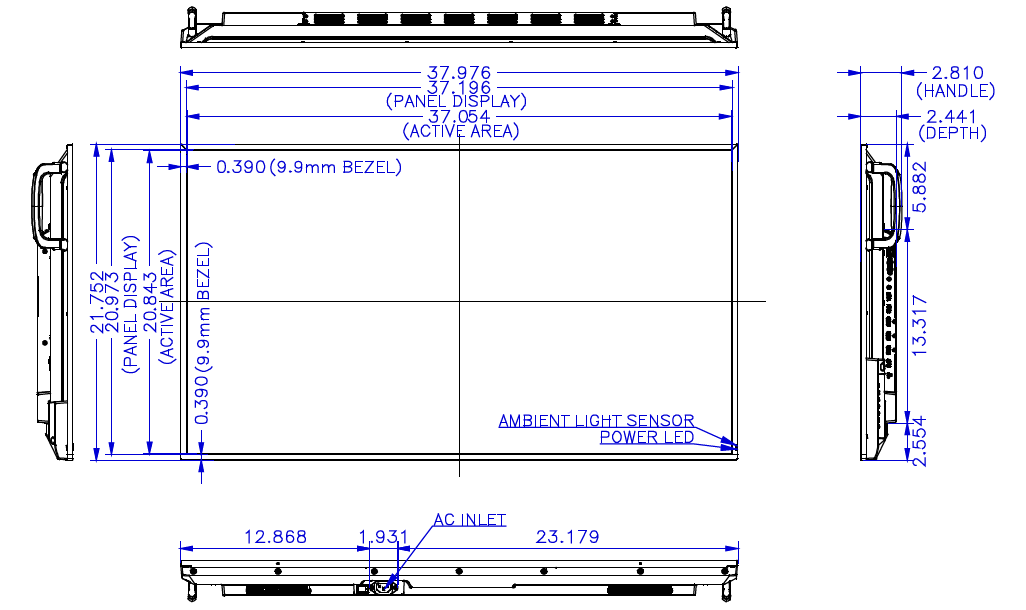 Sharp PN-MExx2 V864Q MultiSync Large Format Displays fig (3)