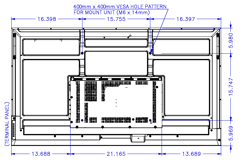 Sharp PN-MExx2 V864Q MultiSync Large Format Displays fig (8)