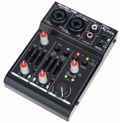The T Mix Micro Mix 1 USB Analogue Mixer product